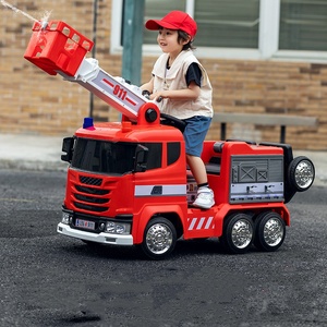 Auto Elettrica per Bambini LaiHong 12V, Camion dei Pompieri Giocattolo <span class=keywords><strong>con</strong></span> Batteria, Telecomando e Funzioni MP3 - Product Image 3
