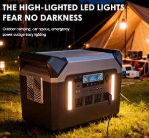 Générateur solaire 3000w, station d'alimentation portable, système de stockage d'énergie solaire multifonctionnel pour la maison, le camping, chargeur sans fil - Product Image 4