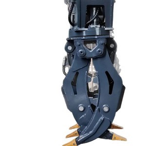 Authentic Hydraulic Rotary Steel Grabber Excavator Front With4+3 Steel Grabber Site <b>Engineering</b> <b>Construction</b> <b>Machinery</b> Rotary Wo - Product Image 2