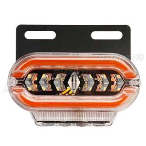 4 Luces de Posición para Camión, 24V, 29 LED, Luces Intermitentes Laterales para Camión, Remolque, Autobús, Furgoneta, Luces Externas para Automóvil, Rojo Ámbar - Product Image 2