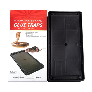 Trappola per Topi in Plastica Nera Resistente con Adesivo Forte, Soluzione Monouso ed Efficace per il Controllo dei Roditori per Uso <span class=keywords><strong>Interno</strong></span> - Product Image 4