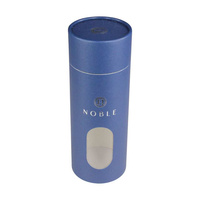 Boîte d'emballage cylindrique en carton rigide personnalisée de 20 cm de qualité alimentaire pour café et thé, avec logo en relief, recyclée