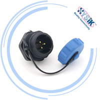 Connecteur mâle/femelle étanche IP67 Weipu SP1310 à 2, 3, 4, 5, 6 ou 8 broches pour équipement industriel