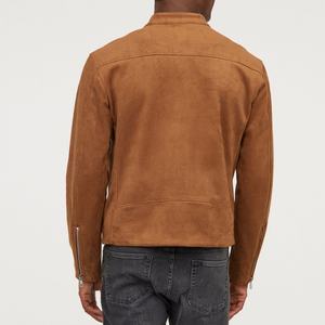 Fournisseurs chinois de manteaux d'hiver pour hommes à prix abordable, veste en daim synthétique personnalisée pour hommes - Product Image 4