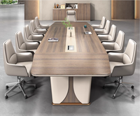 2024 Table de conférence de bureau haut de gamme de luxe Table longue Bureau de salle de réunion commercial moderne