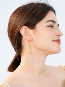 CUCOCUCA YXQ E369 Orecchini in Acciaio Inossidabile Dorato Spazzolato Eleva il Tuo Stile con Questi Orecchini - Product Image 2