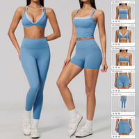 Soutiens-gorge de sport à double couche avec bretelles personnalisables pour femmes, soutien moyen, pour entraînement, gym, fitness, yoga, vêtements de sport, soutien-gorge OEM/ODM