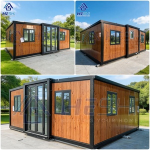 บ้านคอนเทนเนอร์สำเร็จรูปขนาด 40 ฟุต 20 ฟุต แบบขยายได้ 1 2 3 4 5 ห้องนอน บ้านพับได้ ราคาบ้านโมดูลาร์ - Product Image 2