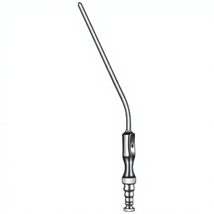 Tube d'aspiration Frazier 19 cm / 7-1/2 pouces de diamètre 2,6 mm Fr 08 Instrument chirurgical de précision pour l'aspiration efficace des fluides - Product Image 1
