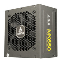 Alimentation PC DELTA MK650 650W certifiée Or entièrement modulaire 80PLUS Gold, sortie 12V unique, 20+4 broches, 4 ports, pour ordinateur de bureau et serveur