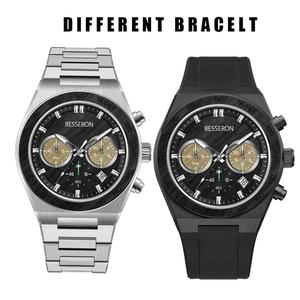 Montre pour homme Besseron, nouveau style, personnalisée, artisanale, avec un cadran gravé, en bois naturel unique - Product Image 2