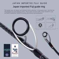 FJORD OEM 1.91m Carbone Lent Jigging Rod Fuji Anneaux Solide Noir K Support Sea Stream Leurre pour GT/Mérou/Thon Techniques de Pêche