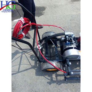 Máquina de marcado de pasarela de plástico, máquina doble, equipo de marcado de pulverización en frío, campo de fútbol, máquina de pintura de línea de marcado de 5cm - Product Image 3