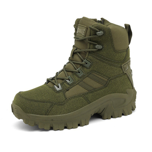 SF17 706 Brown Suede Outdoor <b>Hiking</b> <b>Boots</b> Waterproof All Seasons Men's Tactical <b>Boot</b> - Product Image 5