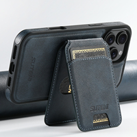 Coque de téléphone SUTENI pour iPhone 18 Pro Max avec chargement sans fil, support magnétique pour cartes, 2-en-1, en similicuir, compatible avec les modèles 17, 16 Plus, 15, 14, 13, 12