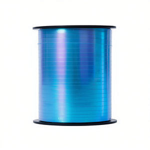Decoraciones Redondas de Plástico Reutilizables Iridiscentes Azules para Fiestas, 450M, para Cumpleaños, Uso en Interiores - Product Image 2
