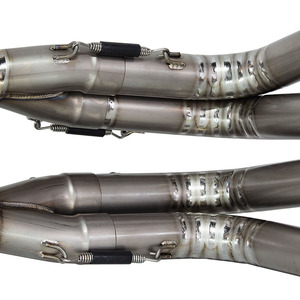 ท่อไอเสียรถจักรยานยนต์แบบดัดแปลง ท่อร่วมไอเสียไทเทเนียม ใช้ได้กับท่อเก็บเสียงเดิมของ <span class=keywords><strong>BMW</strong></span> S1000RR <span class=keywords><strong>M1000RR</strong></span> S1000R M1000R ปี 19-25 - Product Image 6