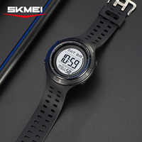 Jam Tangan Digital Olahraga Pria SKMEI 2708 untuk Hiking Outdoor, Tali TPU, Stopwatch, Layar Bercahaya, Tanggal, Tahan Air 50M, Jam Elektronik