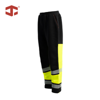 Pantalon de travail haute visibilité JIADE pour femmes, pantalon thermique rembourré réfléchissant avec plusieurs poches pour la gestion des installations industrielles
