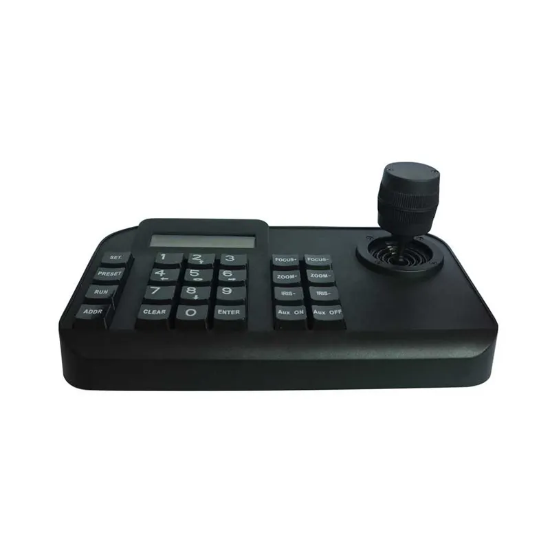 PTZ Analog kamera klavye denetleyici RS 485 haberleşme 3D fabrika fiyat ile İngilizce 220x130x10(mm) CN;GUA RS-485 1.2km