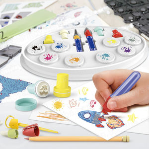 Buntes DIY pädagogisches Graffiti-Zeichnung spielzeug für Kinder Handgemachtes Plastik magie Aquarell pinsel Spaß & pädagogisches Bastel spielzeug - Product Image 2