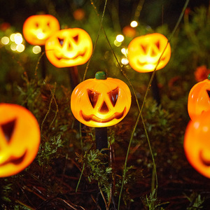 Halloween <b>Pumpkin</b> Solar Lawn <b>Lights</b> Outdoor Garden Yard Path Decorative Stake Lamp - Product Image 4