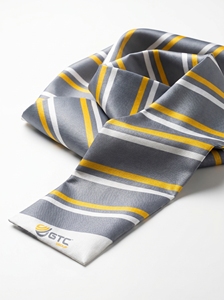 Cravate professionnelle ANIMA en soie jacquard tissée avec logo Cygne Blanc, cravates personnalisées pour hommes, cravates à logo sur mesure, vente en gros - Product Image 5