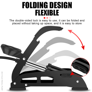 Bomba de <span class=keywords><strong>bicicleta</strong></span> portátil de mano <span class=keywords><strong>bicicleta</strong></span> piso pompe air <span class=keywords><strong>velo</strong></span> - Product Image 2