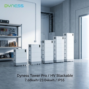 Dyness Hochspannungs-Lithium-Batterie Tower Pro TP7 TP11 TP15 TP19 TP23 LiFePO4 IP55 Stapelbare LiFePO4-Batterie 7,68KWH~23,04KWH - Product Image 1