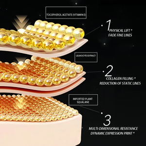 Crème pour les yeux anti-rides QUANXIN OEM/ODM, collagène raffermissant, crème de <span class=keywords><strong>nuit</strong></span> brillante pour resserrer les yeux - Product Image 3