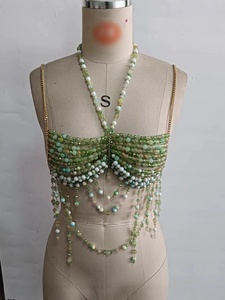 10635 New Colored <b>Bead</b> <b>Top</b> Wit Anging Neck and Outer - Product Image 5