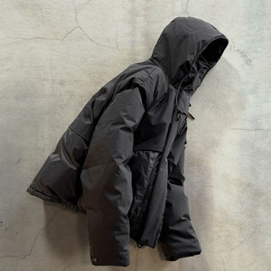 Giacca da Sci Invernale Imbottita Oversize con Cappuccio, Unisex, in Cotone Pesante, Stile Streetwear per Uomo - Product Image 1