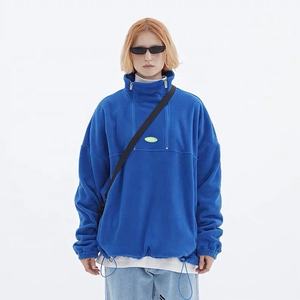 Felpa da uomo in pile 3/4 con cappuccio da uomo in pile polare Unisex personalizzata - Product Image 4