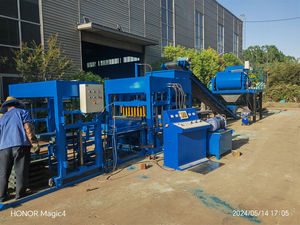 Qtj5-15 hoàn toàn tự động thủy lực tự động bê tông xi măng gạch giá máy lồng vào nhau Khối Máy làm gạch - Product Image 6