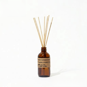 Bougie parfumée de luxe en cire de soja 100% biologique écologique, en verre ambré, avec huile essentielle, pour la Saint-Valentin - Product Image 4