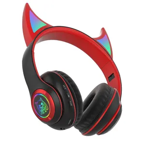 OT Saling-auriculares inalámbricos Beast Horn 5,3, cascos con micrófono y soporte para videojuegos