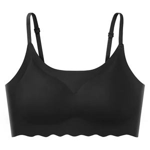 Ensemble de soutien-gorge tendance, ensemble décontracté, respirant, taille haute, sexy, vintage, uni, sans armatures, t-shirt à manches courtes, short ample, pour femmes - Product Image 5