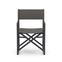 Chaise pliante de réalisateur portable pour l'extérieur, fauteuil pliant en aluminium pour jardin, camping, plage et événements