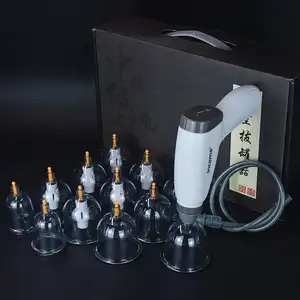 Hot Sell And Cheap Vacuum And Glass Fire Cupping set Chinese Healthy Body Cupping