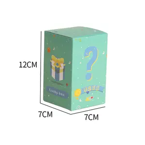 趋势神秘盒定制印刷幸运礼品秘密Caja Misteriosa盒纸空惊喜包装神秘刚性盒