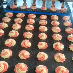 Máquina de llenado de crema para galletas y pasteles con inyección y corte por hilo, pequeña máquina depositadora de galletas y bizcochos - Product Image 1