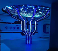 Écran LED souple matriciel RGB publicitaire Eagerled 500x500, écran LED incurvé dynamique à 180 degrés, écran LED flexible 8k pour centre commercial