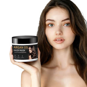Masque capillaire au collagène naturel, au ginseng et à l'huile d'argan, réparateur et lissant, vente chaude, fabrication OEM, vente en gros, marque privée - Product Image 3