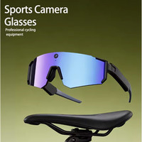 Lunettes de soleil de sport V06 avec enregistrement d'appels, musique, vidéo et photos, interaction vocale IA, lunettes intelligentes de sport avec caméra