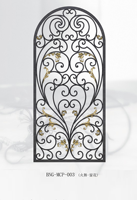 Grille de fenêtre moderne en acier avec design à persiennes, filet en acier inoxydable, fer forgé, antivol, ouverture battante, sécurité extérieure