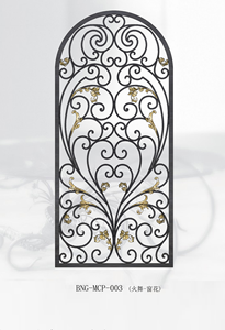 सुरुचिपूर्ण क्लासिक फूल डिजाइन विंडो ग्रिल लपेटे लोहे के घर सुरक्षा स्लाइडिंग खुले एंटी-चोरी लिविंग रूम अपार्टमेंट - Product Image 2