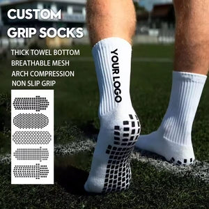 <span class=keywords><strong>Calzini</strong></span> da <span class=keywords><strong>Calcio</strong></span> Antiscivolo da Uomo di Lusso con Grip in Silicone Personalizzati - Product Image 1