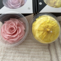 Vente en gros d'usine : Rose naturelle préservée faite à la main, 9-10 cm, pour la Saint-Valentin, Thanksgiving, Noël, cadeau floral