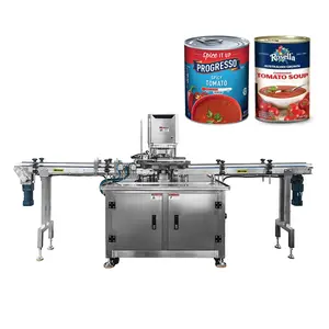 ماكينة آلية لحساء شعير معلبة, ماكينة تجارية مضادة للماء تستخدم لحساء شعير معلبة بالطماطم والأطعمة بتقنية مانع تسرب الهواء من الهواء ، ماكينة محكمة الغلق والتفريغ