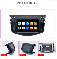 Lecteur multimédia automobile Android 15 de 7 pouces pour Toyota RAV4 2006-2012 avec WiFi, CarPlay sans fil, navigation GPS automatique, DSP, radio et audio